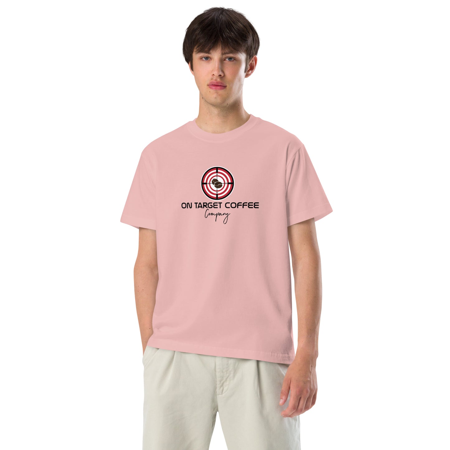 On Target Coffee Lightweight Cotton T-Shirt