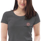 On Target Coffee Women's Fitted Eco Tee